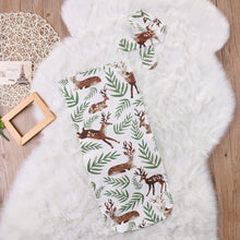 Load image into Gallery viewer, Deer &amp; Fern Cotton Sleepsack + Headband (2 pcs)