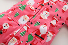 Load image into Gallery viewer, Cozy Christmas Fleece Onesie (with ears!)