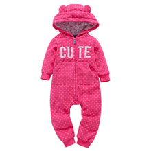 Load image into Gallery viewer, Cozy Little Bear Onesie (with ears!)