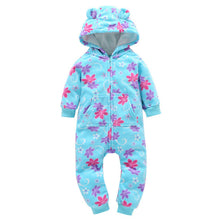 Load image into Gallery viewer, Cozy Little Bear Onesie (with ears!)